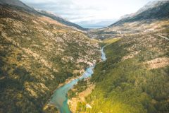Direction south to Tierra del Fuego