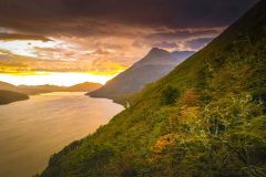 Sunset in Tierra del Fuego